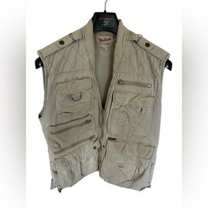Vintage Woolrich Fishing Travel Vest Size M